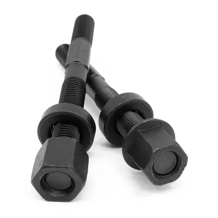 Hexagonal Stud Screw Carbon Steel Stud Bolt Code Mold Screw Gasket Nut